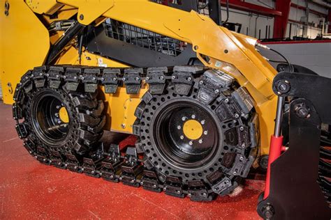 convert wheeled skid steer to tracks|skid steer tire track system.